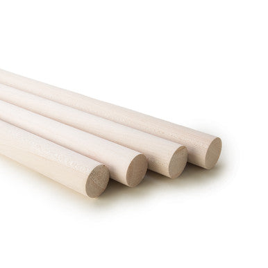 1-1/4" x 36" Maple Wood Dowel