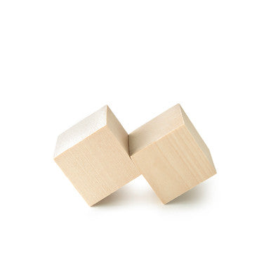 1-3/4" Wooden Cube