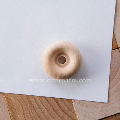 1-1/4" Recessed Hub Wooden Wheel