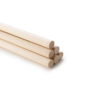 3/8" x 12" Wooden Dowel