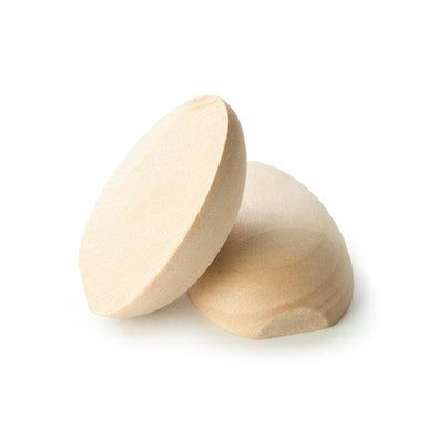 2" Split Wooden Pullet Egg