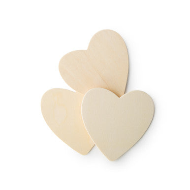 4-1/2" Wood Heart Cutout