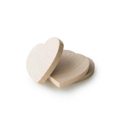 2" Wood Heart