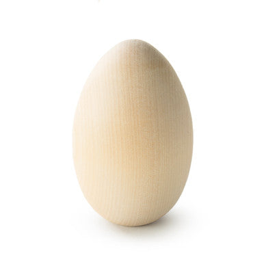 4-1/4" Wooden Goose Egg