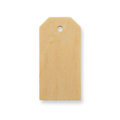 3-1/4" Wooden Gift Tag Cutout