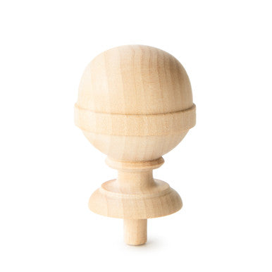 3-15/16" Wood Finial