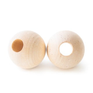 38MM Wooden Round Beads