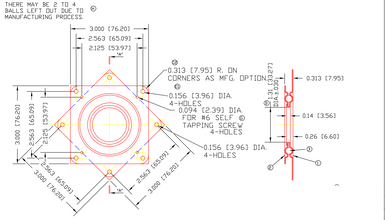 Lazy Susan Bearings 3"